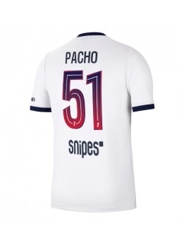 Moški Nogometna dresi replika Paris Saint-Germain Willian Pacho #51 Gostujoči 2026-27 Kratek rokav Moški Nogometna dresi replika Paris Saint-Germain Willian Pacho #51 Gostujoči 2026-27 Kratek rokav